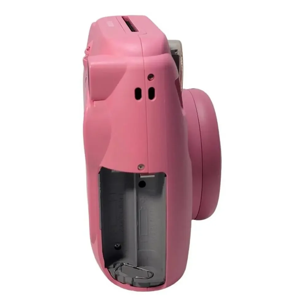 Fujifilm Instax Mini 9 Flamingo Pink Instant Camera No Battery Cover TESTED